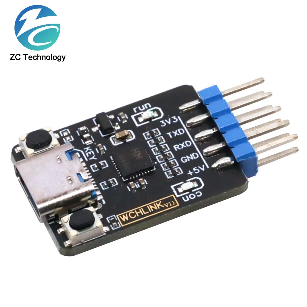 Wchlink Mini CH549F Daplink Supports Full Range Of ARM Core Chips SWD TYPE-C / With Serial Port RISC-V 3.3V / 5V Wch-link