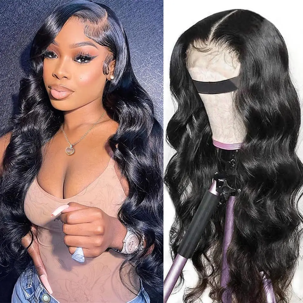 Ulrica 5x5 Body Wave Closure Wig Brazilian Human Hair 5x5 HD Lace Closure Wigs Human Hair Glueless Wigs Human Hair Pre Plucked