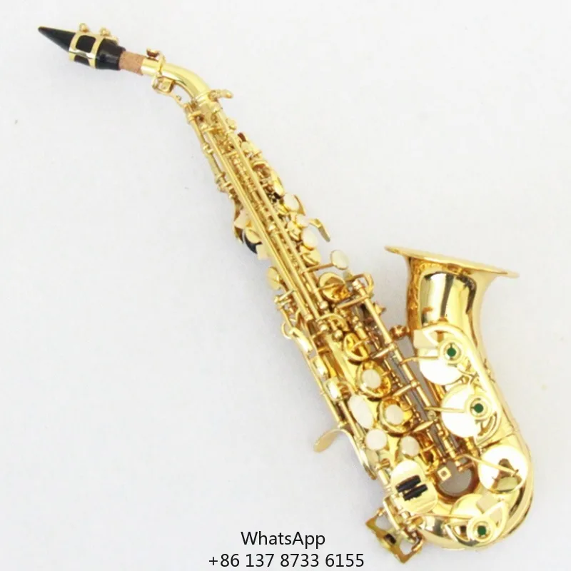 

Wholesale Curved Soprano Saxophone Good Quality Curved Children Curved Soprano Saxophone