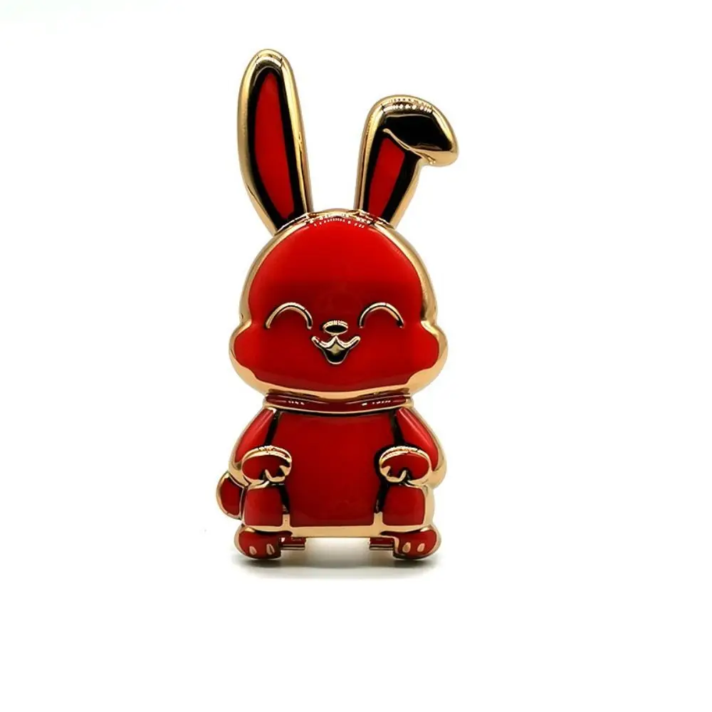 

Back Sticker Pad Cellular Support Smartphone Support Stand Pull Rod Support Mobile Phone Holder Rabbit Ring Bracket