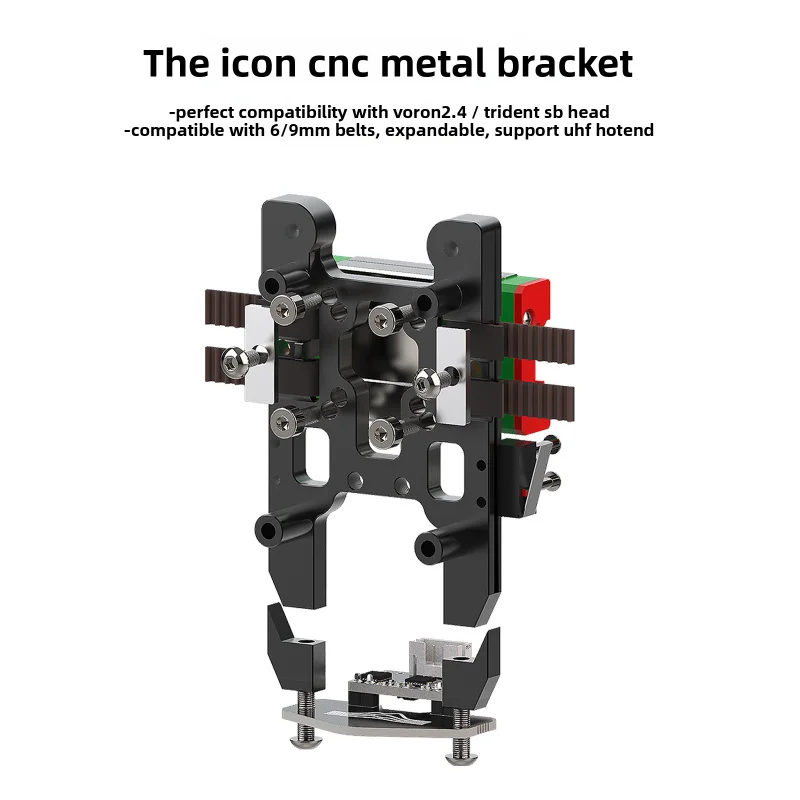 

IDM cartographer Eddy current leveling 6/9mm NC Metal pulley frame for VORON 2.4/ Trident