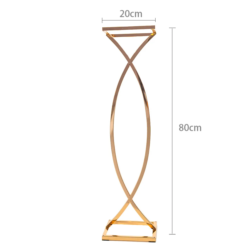 2 Stück Blumenständer aus Metall, 31 Zoll, Hochzeitstisch-Mittelstück, Blumenständer für Veranstaltungen, Partys und Heimdekoration – Detail 1