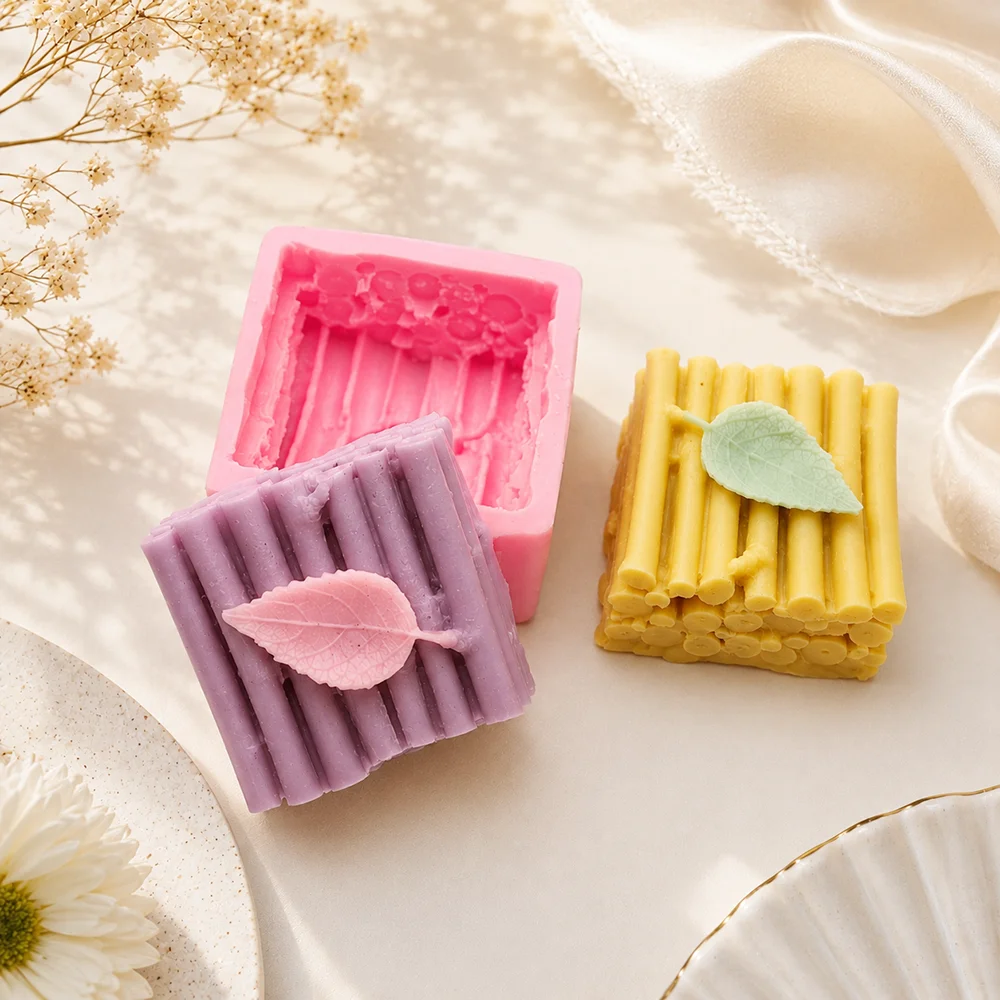 Leaf  Mold  Silicone Candle Molds   Resin Craft Gypsum Mold Handmade Soap Molds Forms Molds Factory Supplier