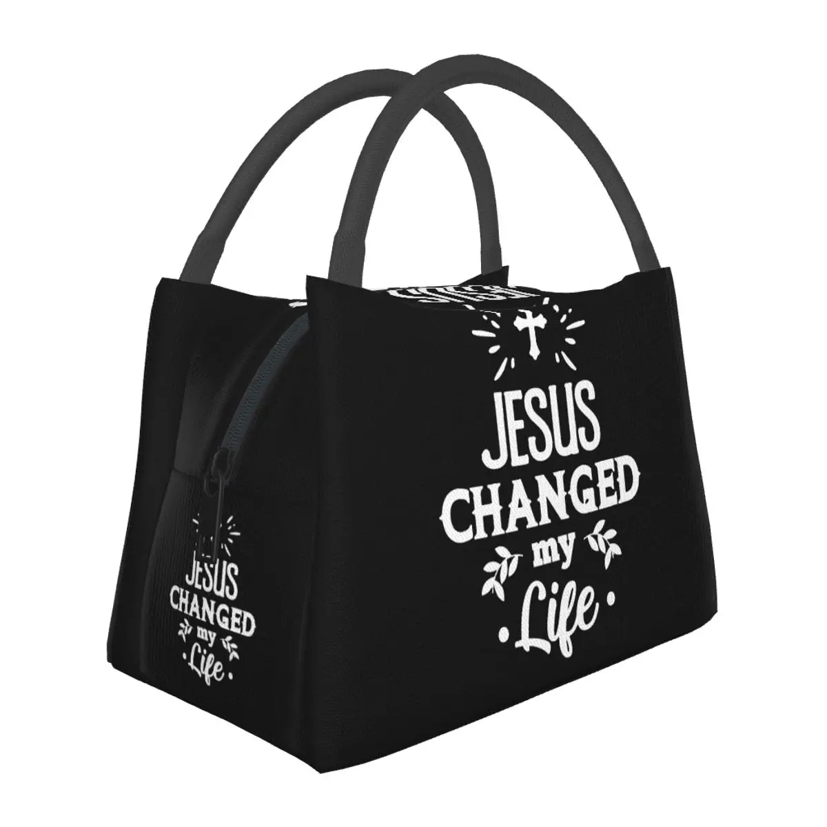 

Jesus Changed My Life Portable insulation bag for Cooler Food Office Pinic Container