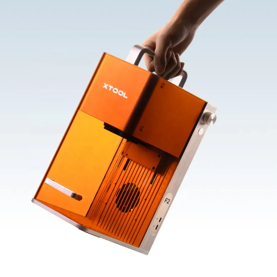 XTool F2 15W Portable Diode Laser Engraver New Release Easy Operate For Metal Wood Leather Rubber MDF Paper LAS AI DXF