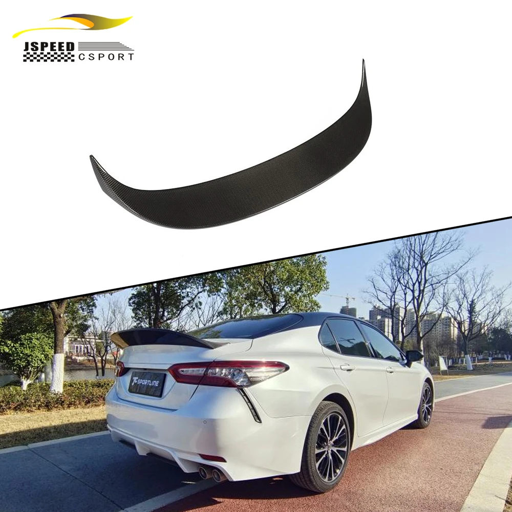 

Подходит для спойлера из углеродного волокна Подходит для Toyota Camry седан 4-дверный 2018-2021 гг.
