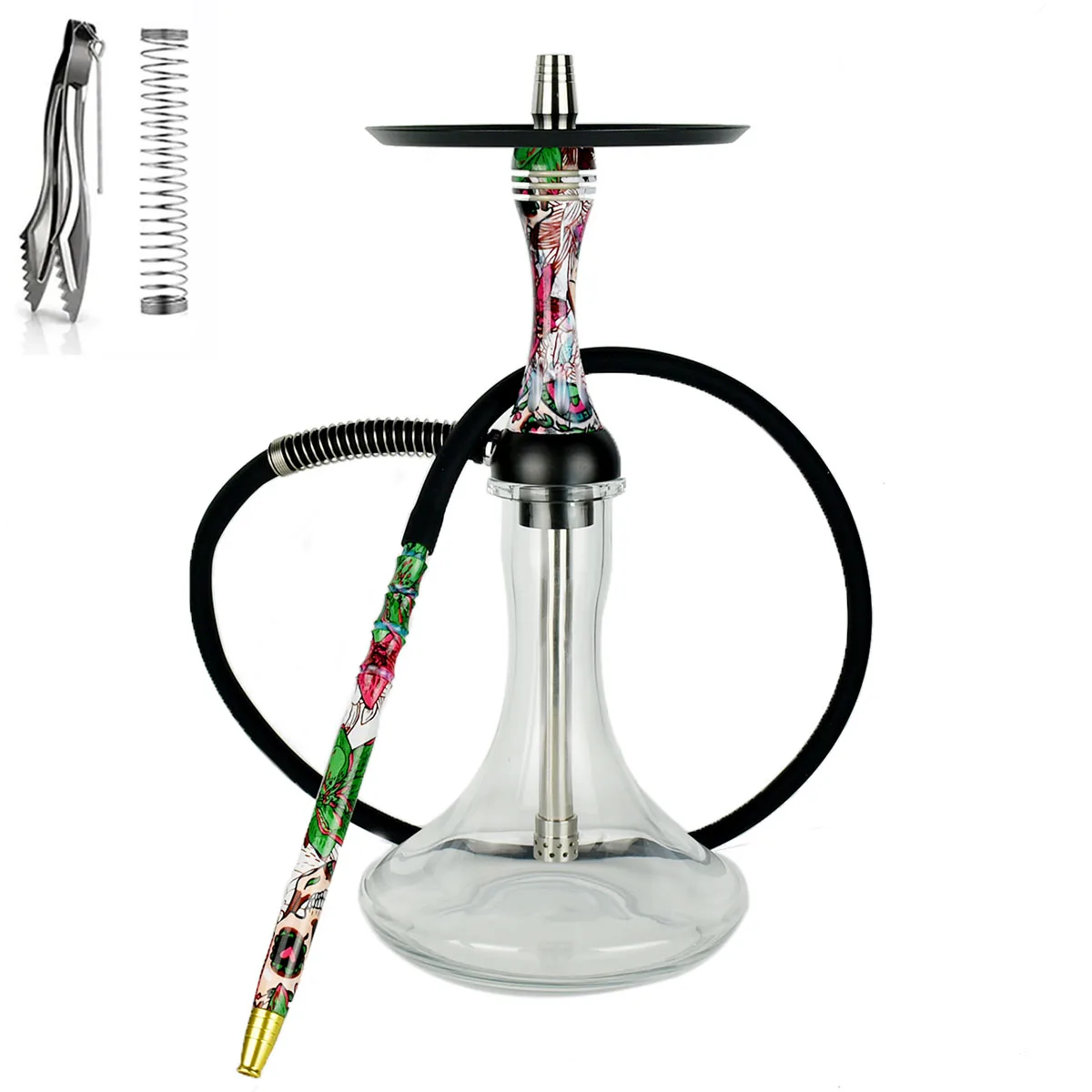 Shisha Hookah Set without Glass base Chicha Narguile Water Pipe Smoking Accessories no Glass Base