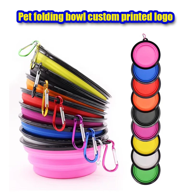 

Customized Printing, Travel, Pet, Cat, Dog, Food, Drink Rubber Folding Bowl