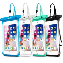Waterproof Cell Phone Case Cover Full View Underwater Transparent Drying Bag Swimming Bag Mobile Phone Pack Pouch for iphone 15