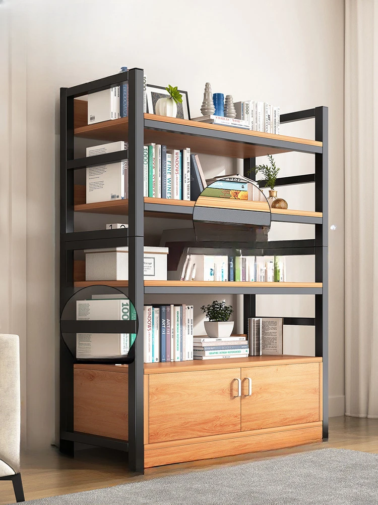 

Металлический напольный стеллаж для книг, большой вместимости, для дома, спальни, газет, журналов, детских книг, простой дизайн