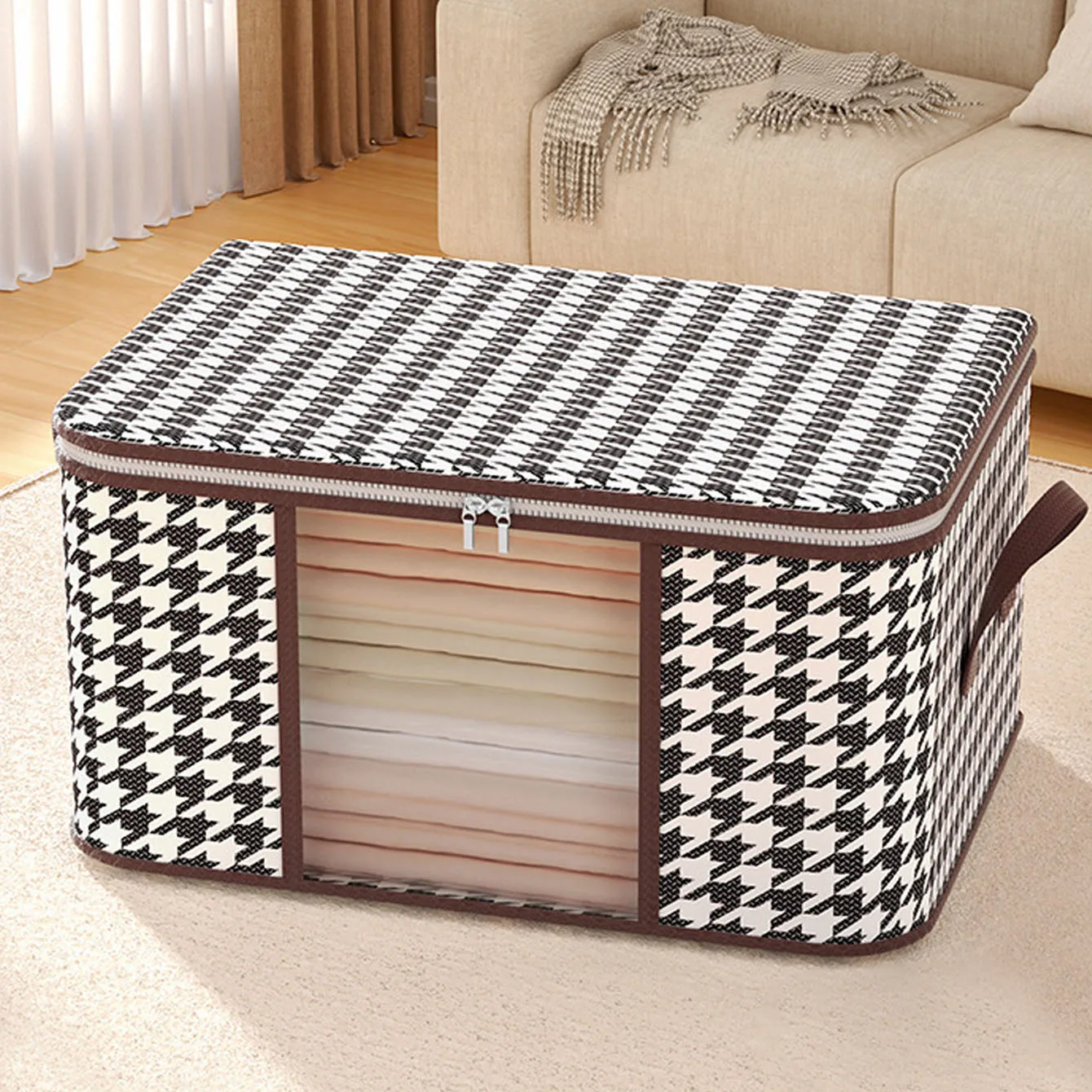 Household Folding Storage Box Quilt Storage Bag Wardrobe Clothing Storage Box Dust Bag Cloakroom Clothes Organizers