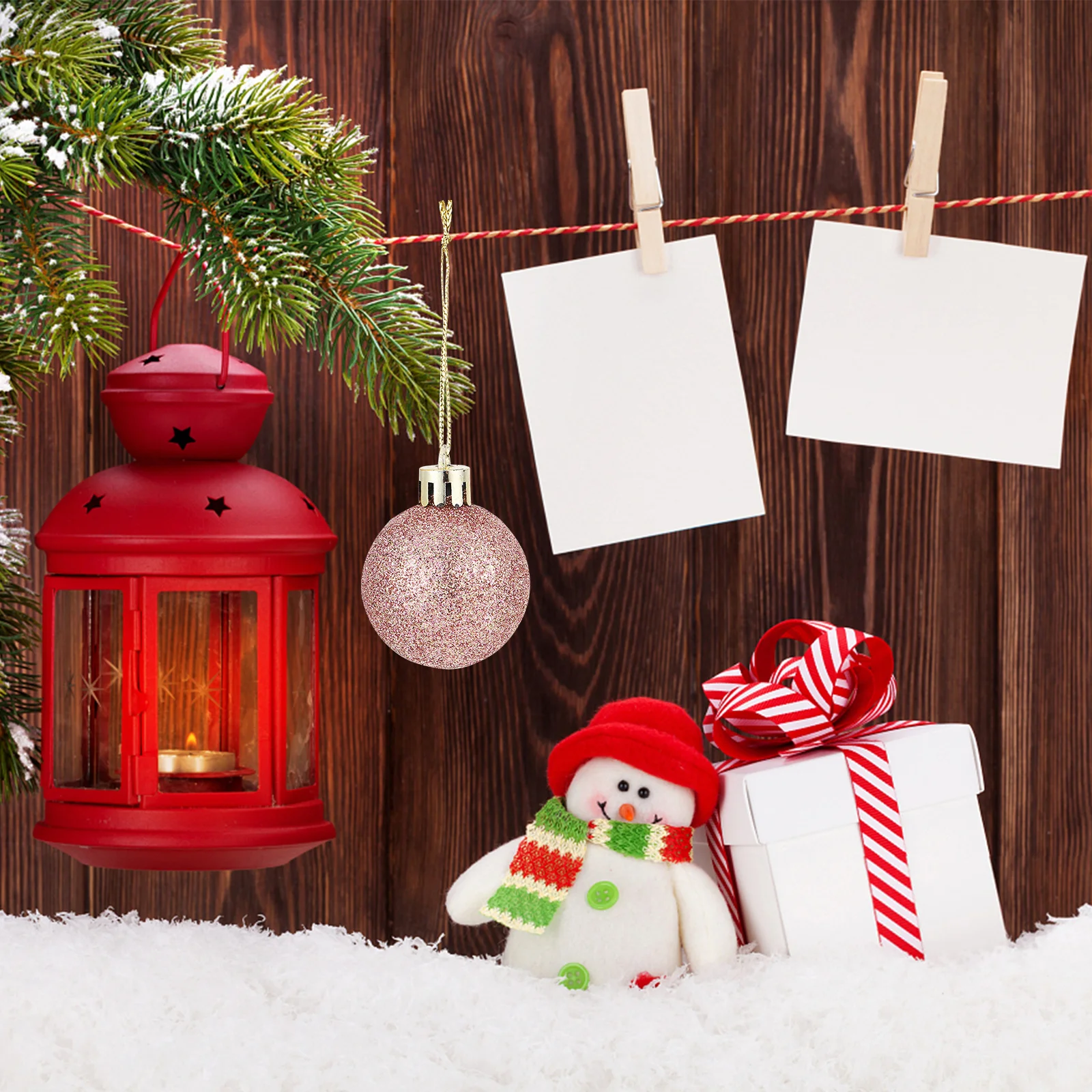 

36Pcs Xmas Balls Ornaments Glitter Shatterproof Christmas Ball Decorations Perfect for Tree Party Bedroom Living Room