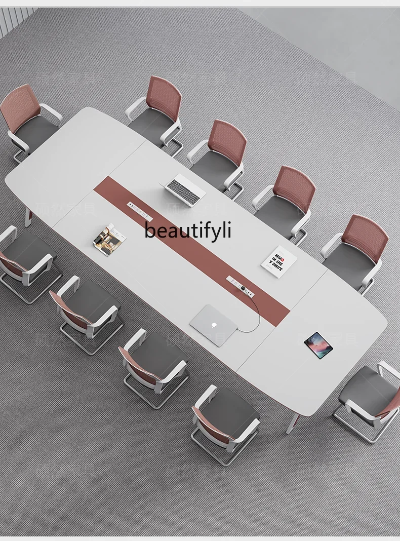 LJYCreative conference room table, simple modern training table, large and small negotiation table