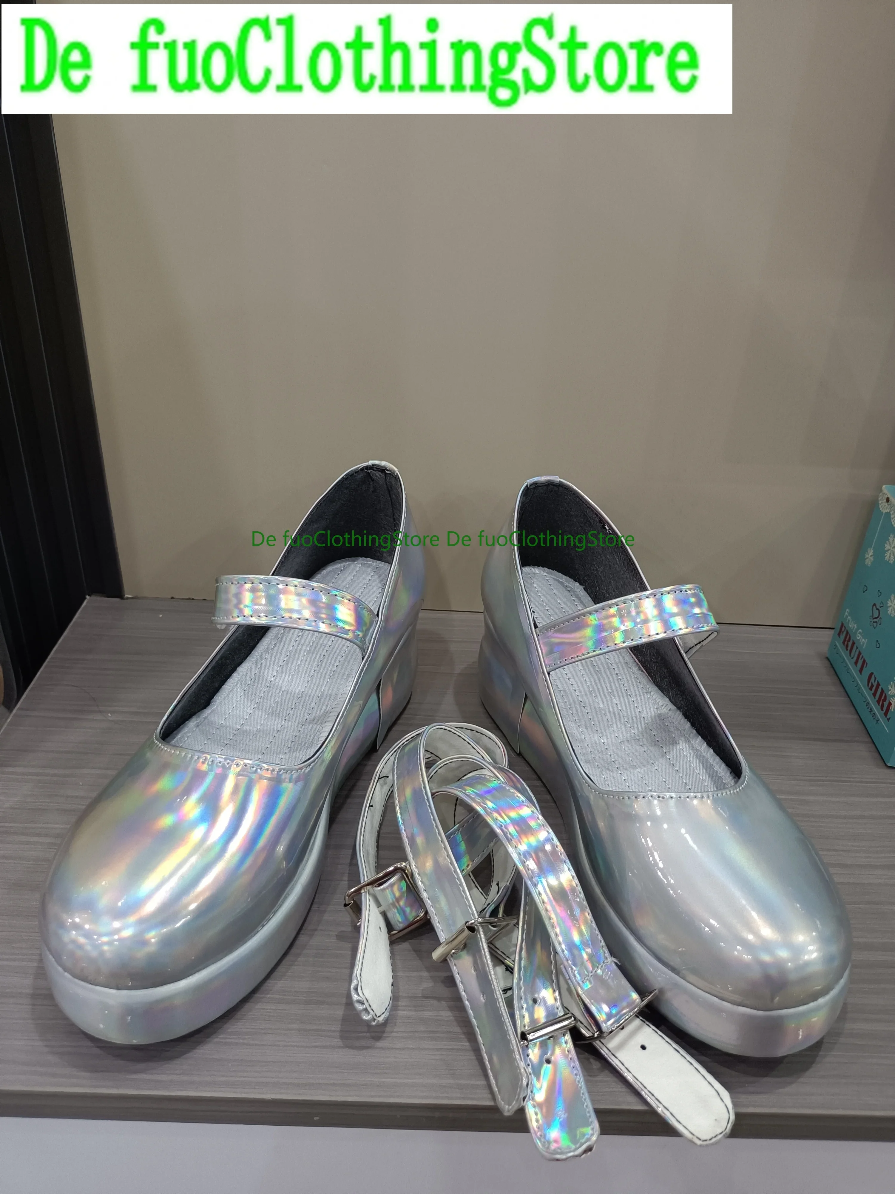 NEEDY GIRL OVERDOSE KAngel Hardcore ver Cosplay Sapatos Botas Jogo Anime Festa de Carnaval Halloween Chritmas DefuoClothing Sapatos