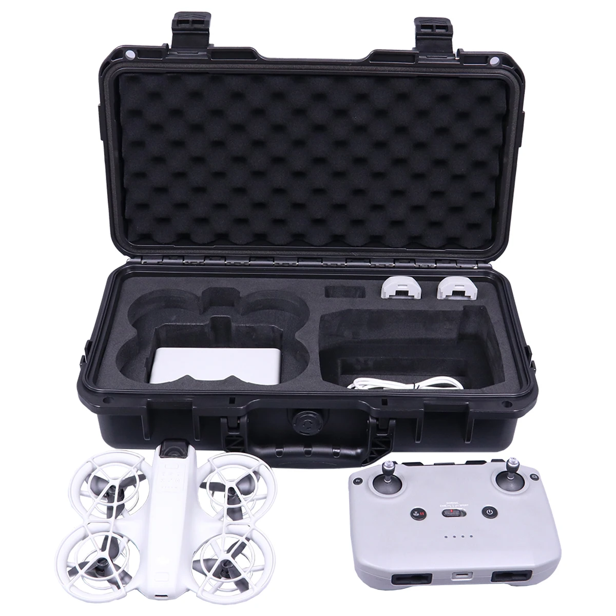 Waterproof Carrying Hard Shell Case Shoulder Bag for DJI Neo Fly More Combo RC-N3 Remote Controller Carrying Case Accessories