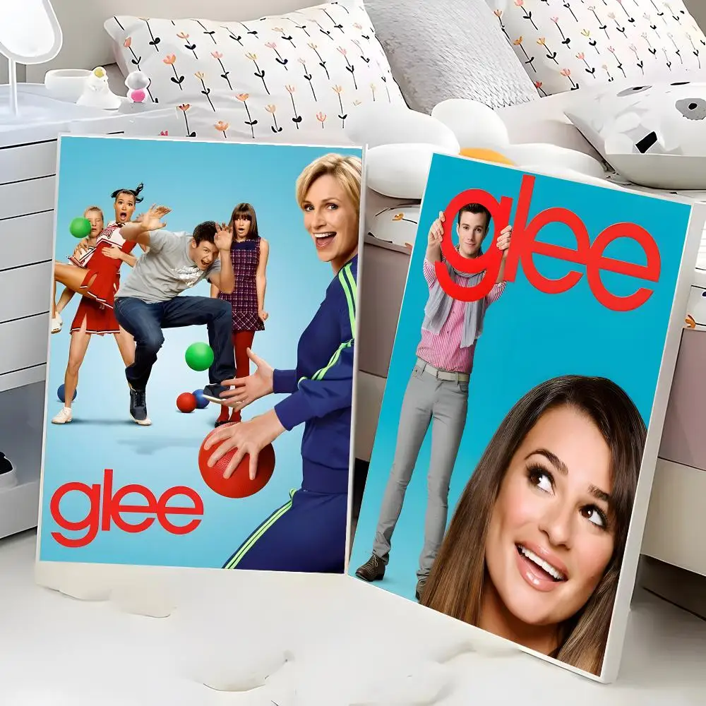 Glee Musical Drama Rachel Berry Show Choir Fox Series Painting Calligraphy Poster Eco-Friendly Decor Frameless Canvas