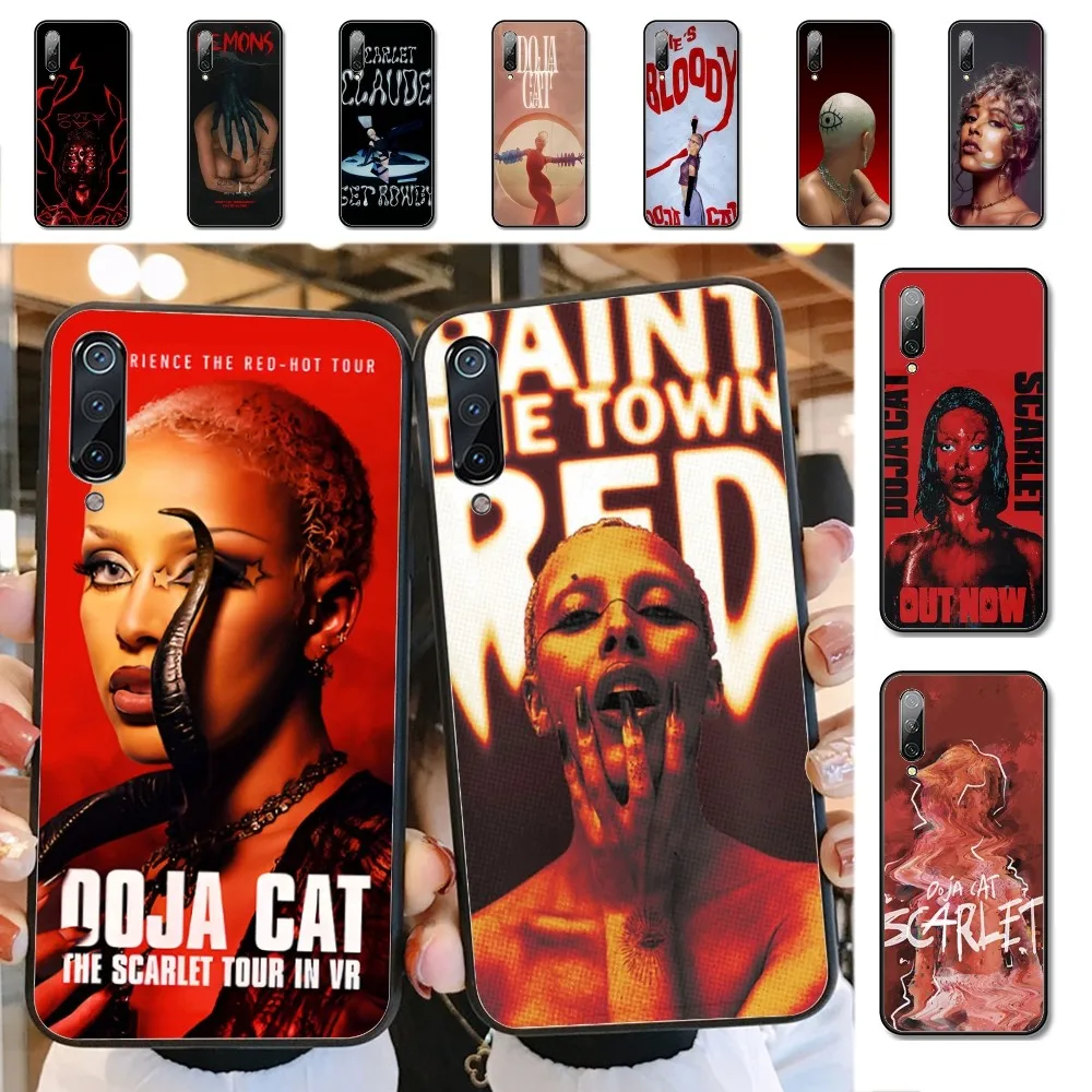 Singer D-Doja C-Cat Scarlet Phone Case For Xiaomi Mi 5X 8 9 10 11 12 Lite Pro 10T PocoX3pro PocoM3 Note 10 Pro Lite