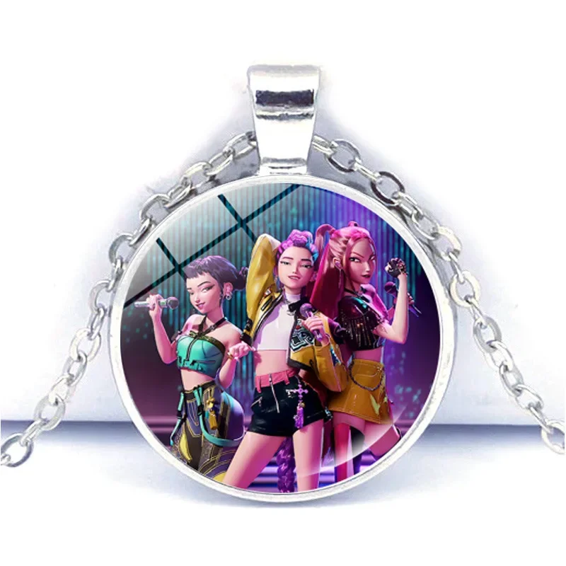 

KPop охотники на демонов милые ожерелья Руми Мира Зои модные аксессуары мультфильм аниме производственное периферийное ожерелье подарки на вечеринку