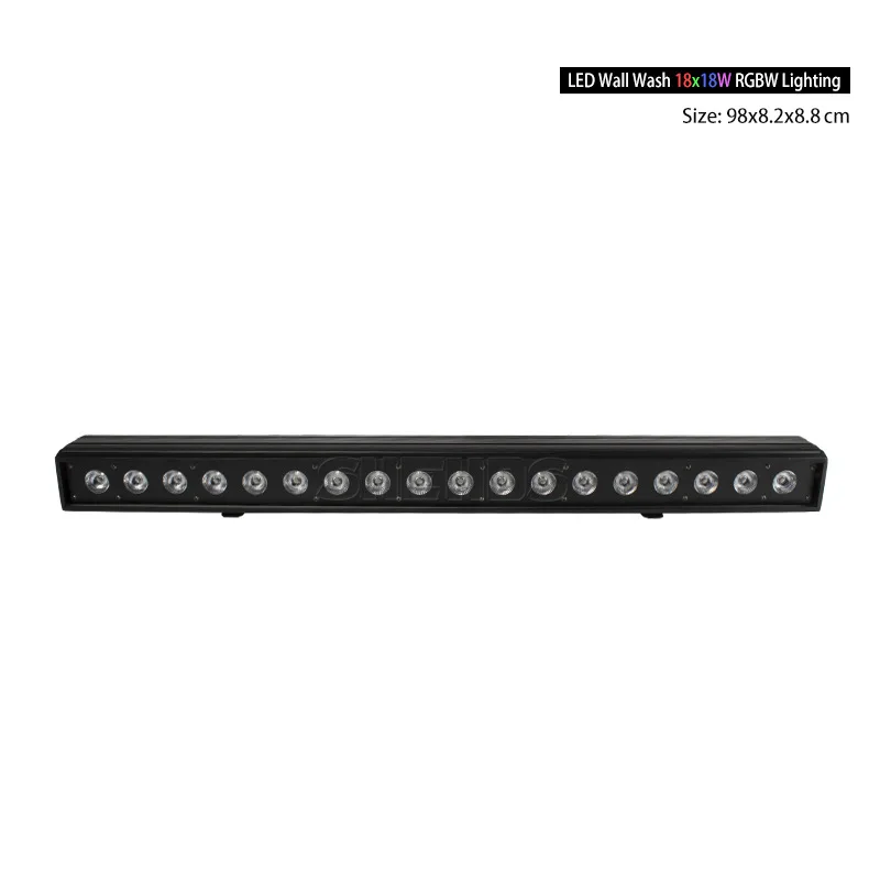 

LED 18pcs Racing Six-in-One Full-Color Wall Washer LED Dyeing Effect Light Stage Wedding Bar Atmosphere Lighting