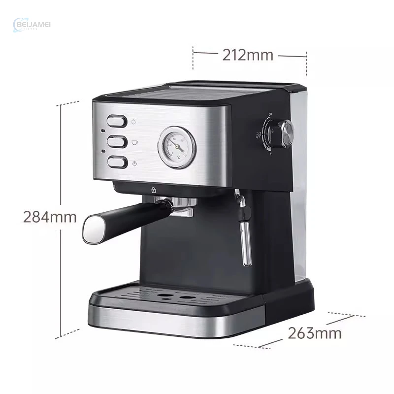 Coffee machine, concentrated and freshly ground, household semi-automatic all-in-one machine, small size