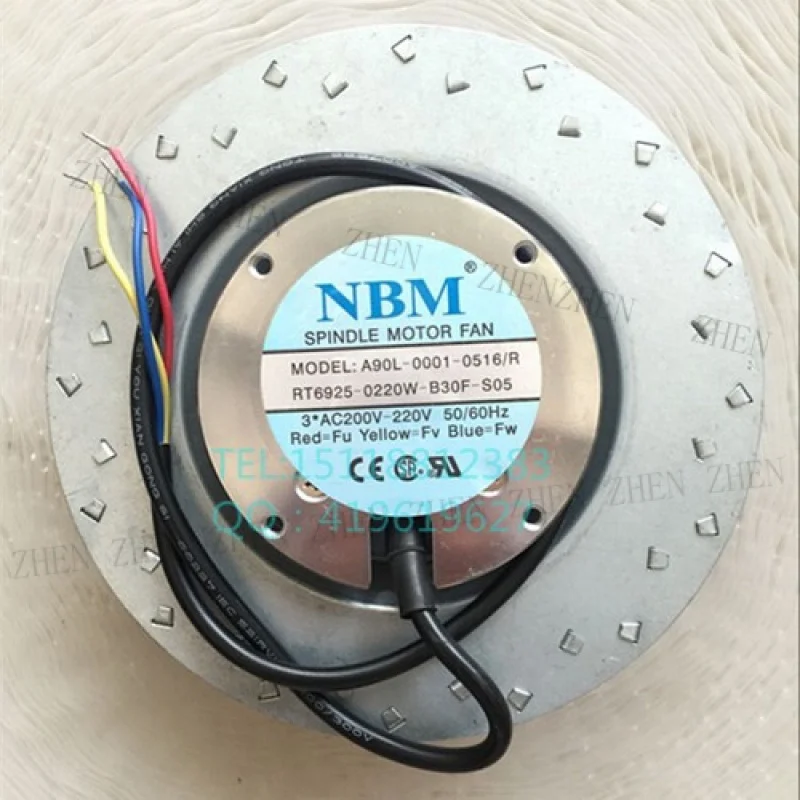 

Y 1P для оригинального вентилятора охлаждения двигателя шпинделя FANUC A90L-0001-0516/R AC200/220V