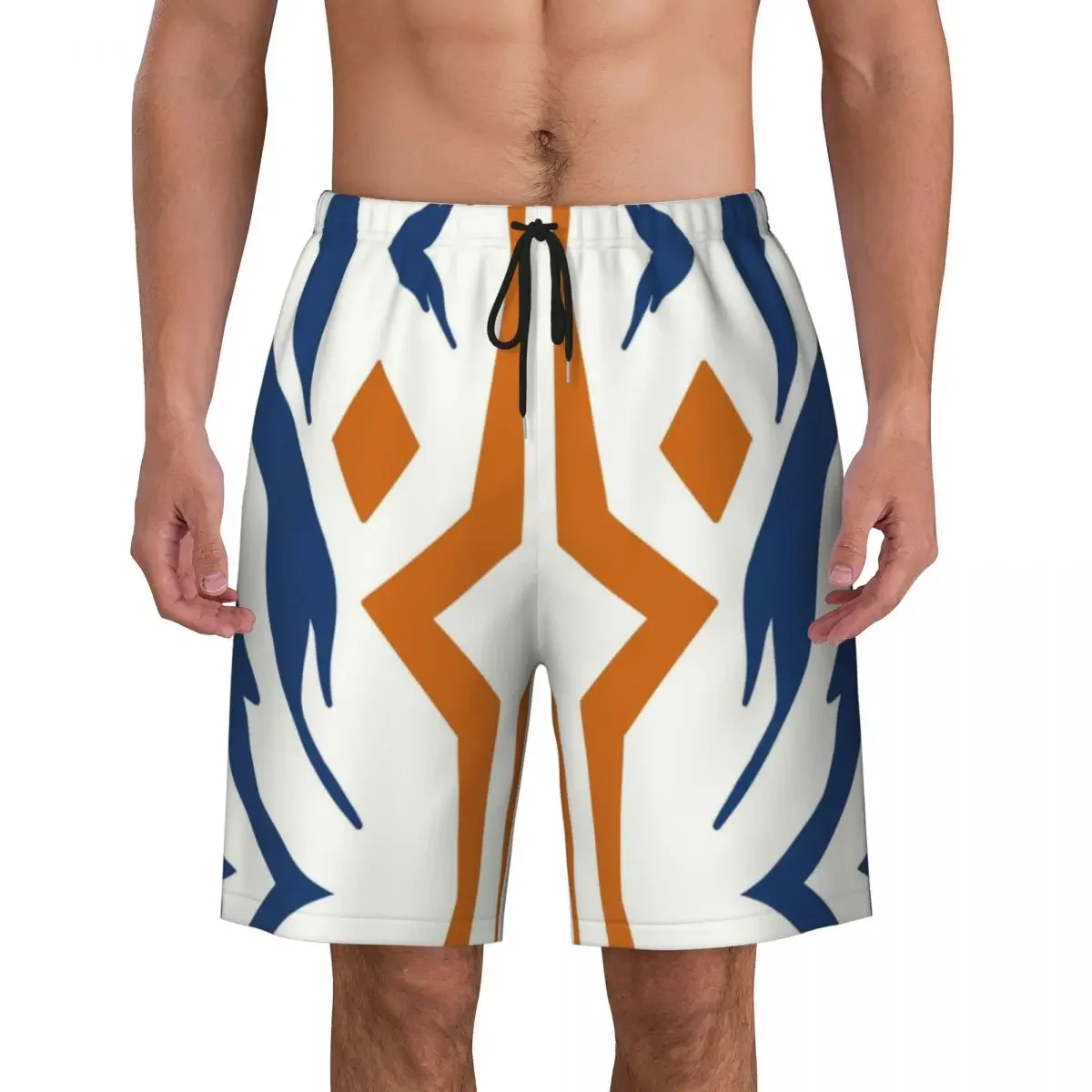 Traje de baño con estampado de búho para hombre, bañador de secado rápido, pantalones cortos de playa, Ahsoka, Tano, Sci Fi, Tribal Wars