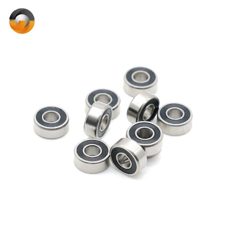 10pcs SMR104 2RS Rolamento 4x10x4 mm ABEC7 Rolamento de aço inoxidável SMR104 RS Rolamento