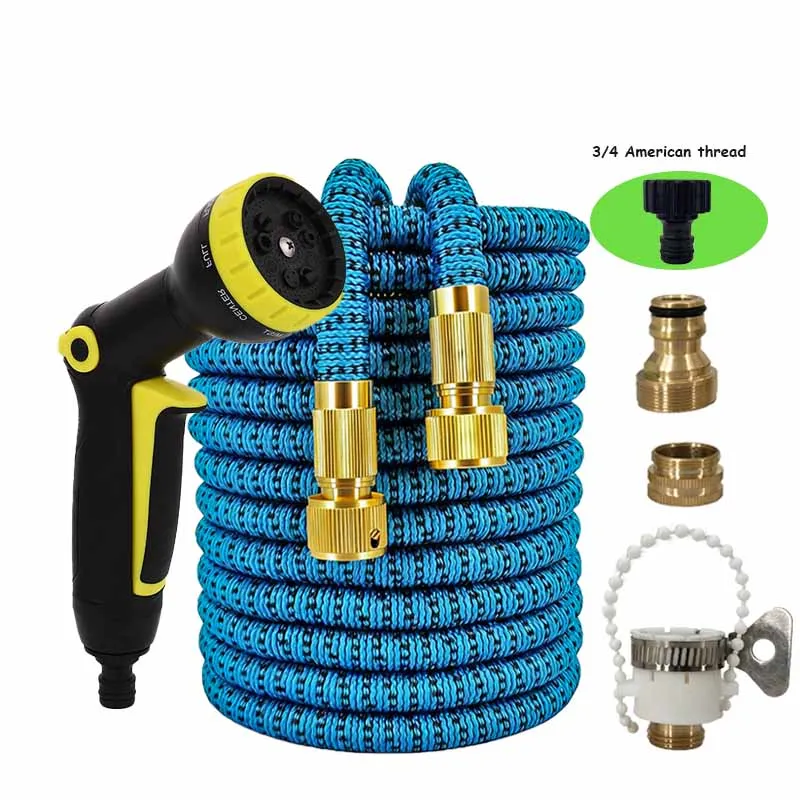 

Высокое давление и прочность! Телескопический волшебный шланг, водяной пистолет, бытовой инструмент для очистки сада, ирригационный инструмент, артефакт для мытья автомобиля во дворе