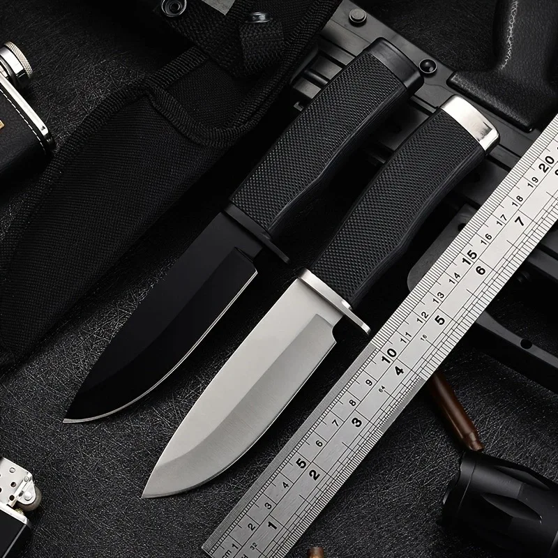 Outdoor knives, high hardness, sharp tactical knives, portable small straight knives, wilderness survival