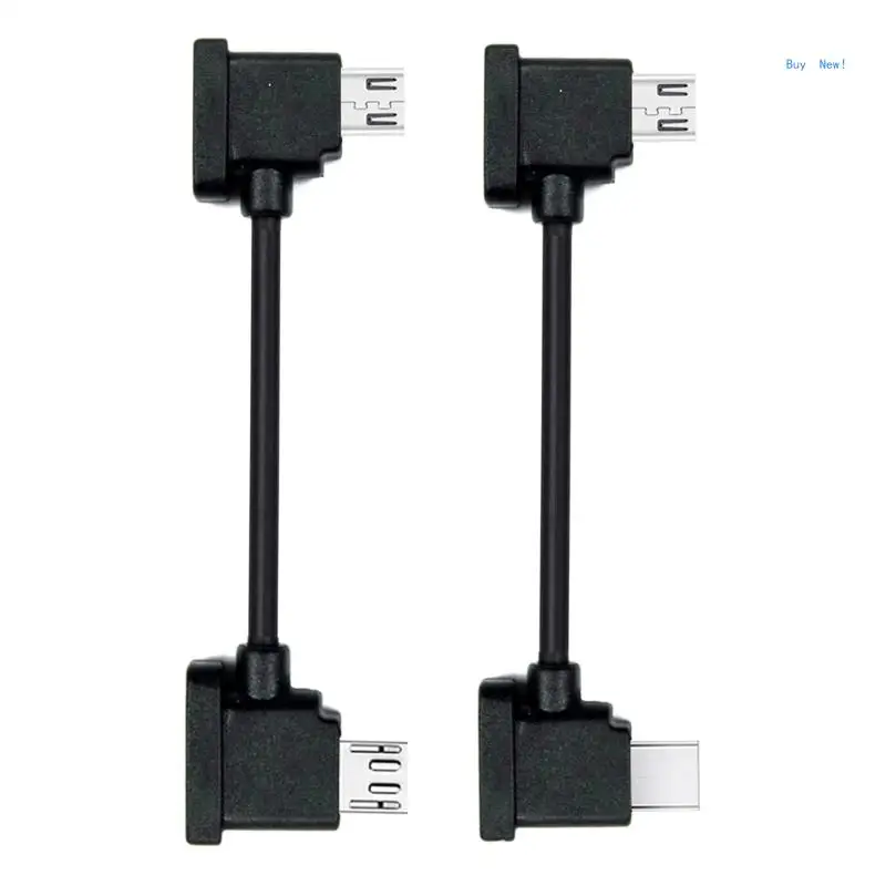 90° Type-C to Type C/Type-C to Android OTG Data Cable Line Right Angle Connector Cord for Mavic Air 2/Mini 2/FPV Air S2