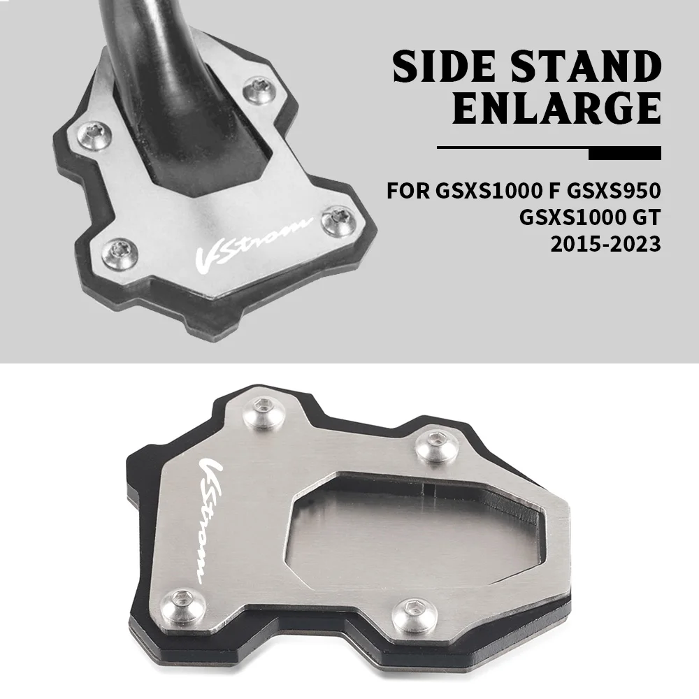 

FOR Suzuki V-strom 250 1000 1050 1000XT 1050XT 2014-2023 Side Stand Pad Plate Kickstand Enlarger Support Extension Enlarged Base