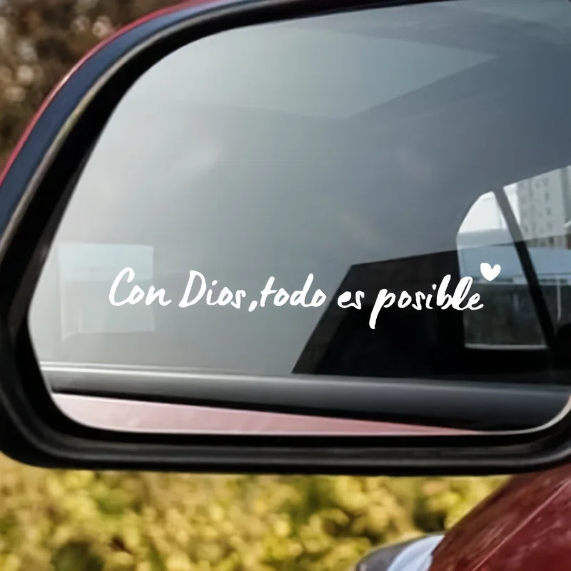 Waterproof Vinyl Material,Attached To Rearview Mirrors,Water Bottles, Laptops,Windows, Water Glasses, Mirrors Universal Sticker