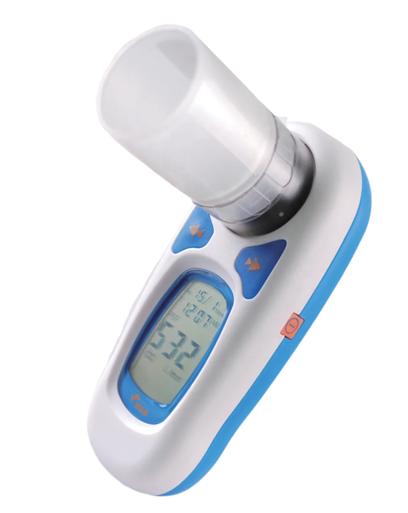 MSA100 medical spirometer CE spirometry peak flow meter electric bluetooth technology