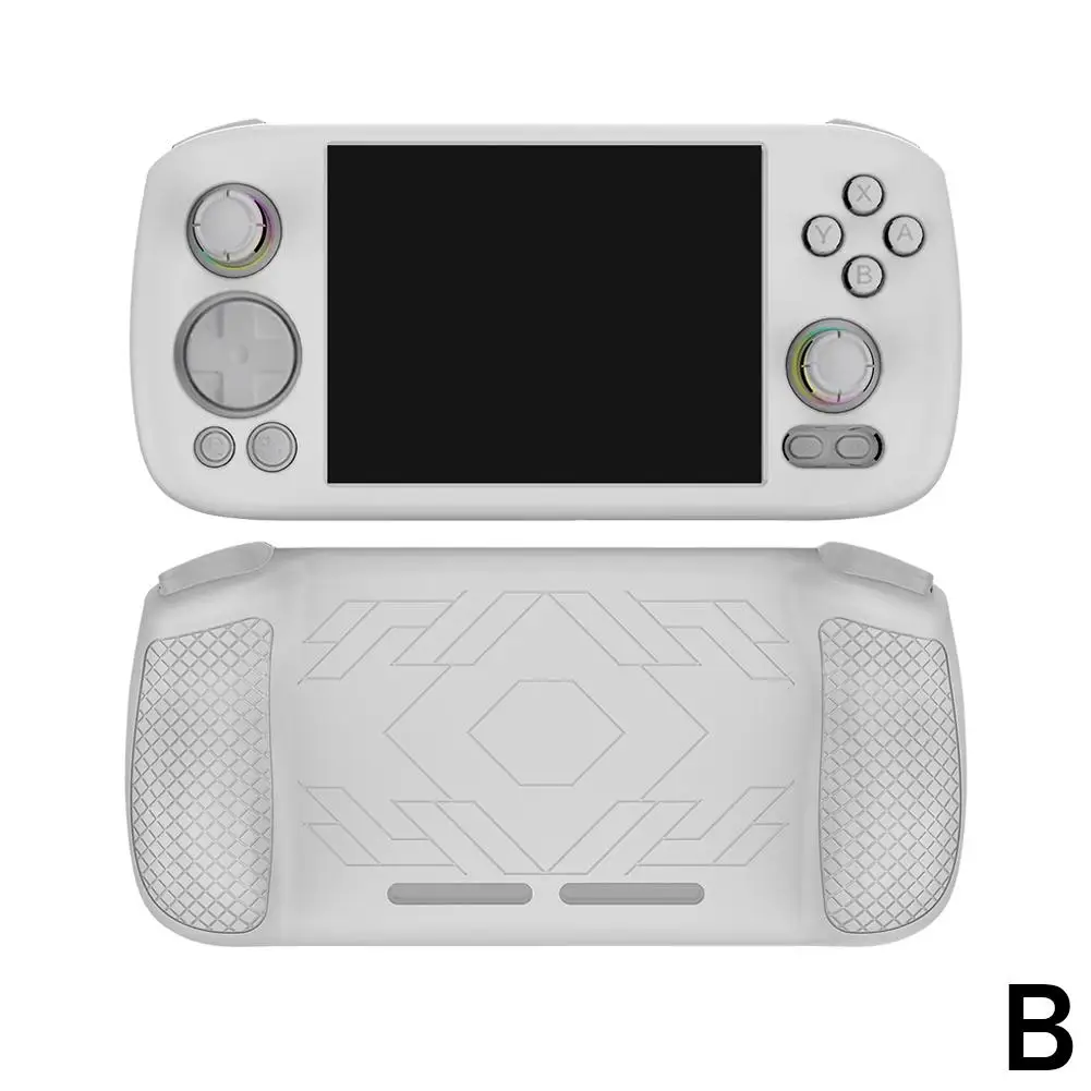 Funda protectora de silicona para ANBERNIC RG 406H Game Handheld 360 °   Funda Antideslizante Todo Incluido G5L2