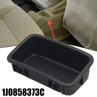 Caja de almacenamiento para automóvil negra 1J 0858373 C para Golf para Jetta para Bora MK4 1998-2006 consola central reposabrazos flocado caja de almacenamiento organizada