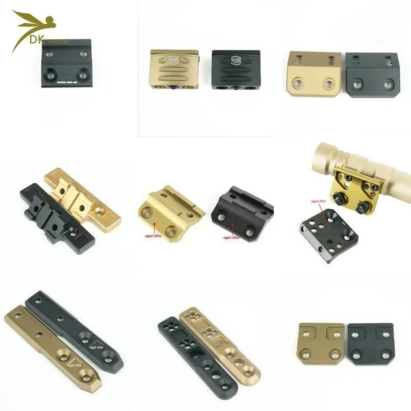 

Тактический металлический фонарь Scout Light со смещением монтажной пластины, подходит для рельса M-LOK/20 мм AR15, охотничья база, аксессуар для фонарика SF M300 M600 PlhV2