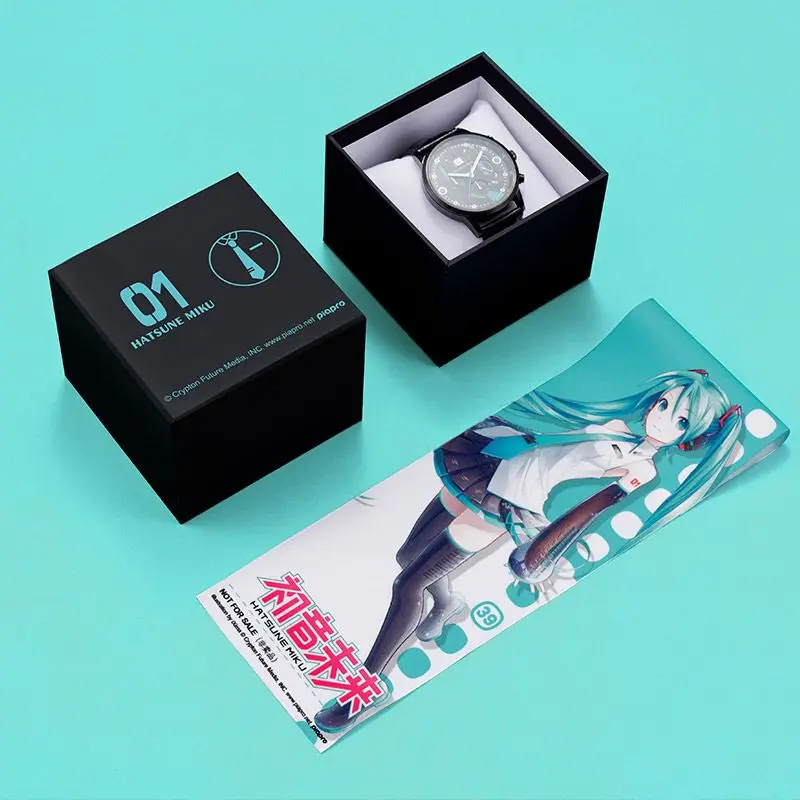 Anime Cartoon Animation Peripheral Hatsune Miku Watch miku Birthday Anniversary Overture Six needle Quartz Watch