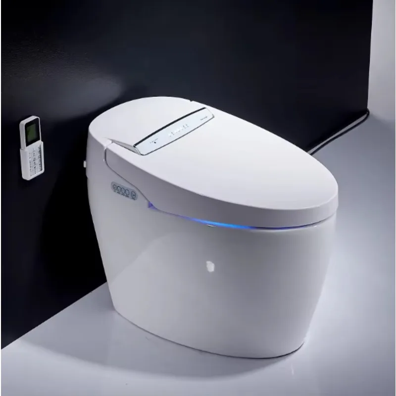 Auto Sensor Flush Open Bathroom One Piece Intelligent Wc Commode Toilet Bowl Automatic Toilet