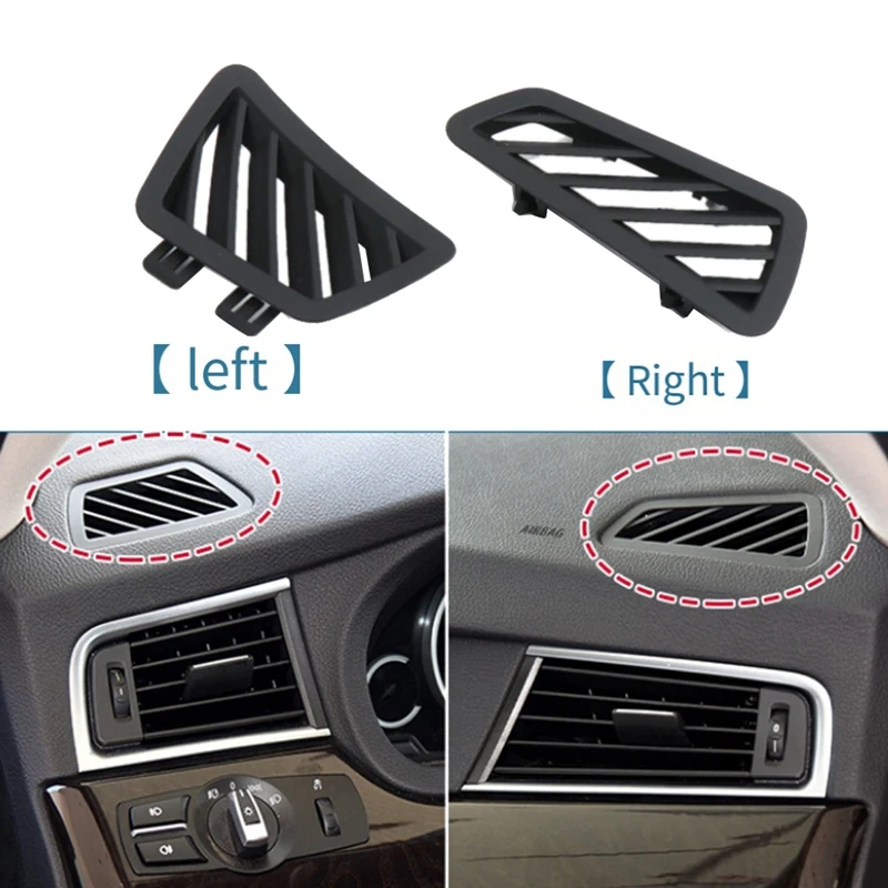 

Для BMW 5 Series GT F07 2009-2016 Автомобильная панель приборной панели, Боковая Крышка вентиляционного отверстия, отделка, автомобильные аксессуары