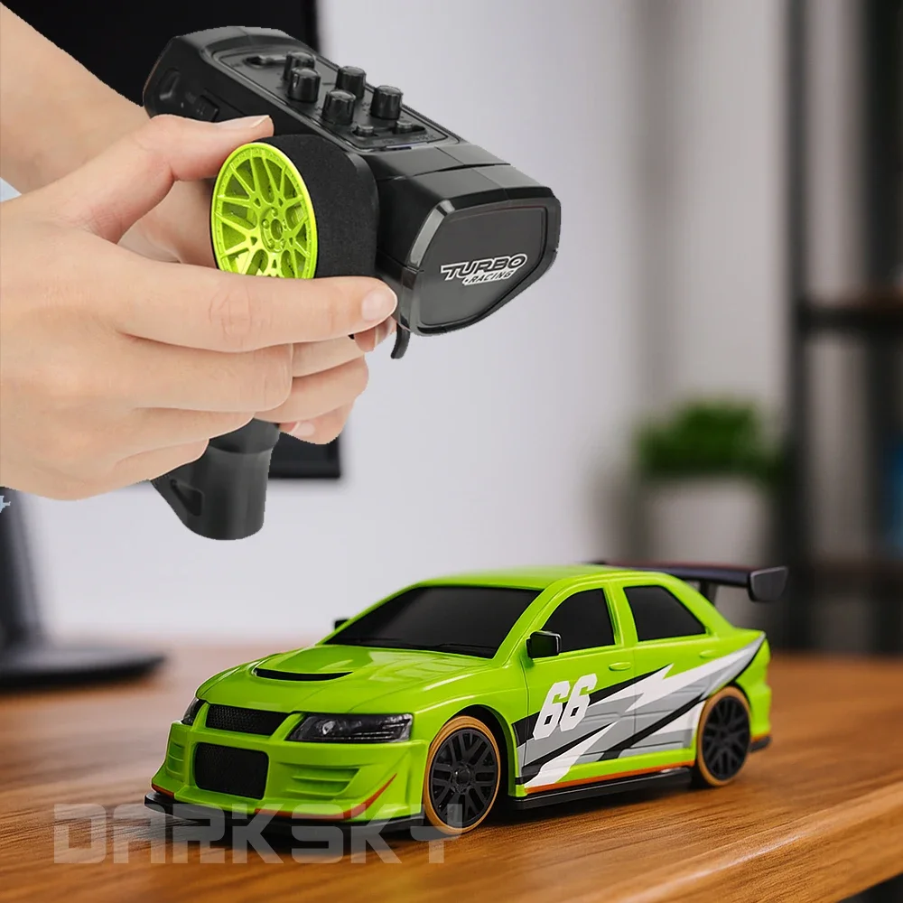 NUOVO Turbo Racing C66 RC Drift Racing 1/76 Mini Elettrico Simulato Completamente Proporzionale Modello RC Auto Desktop Per Adulti Per Bambini giocattoli