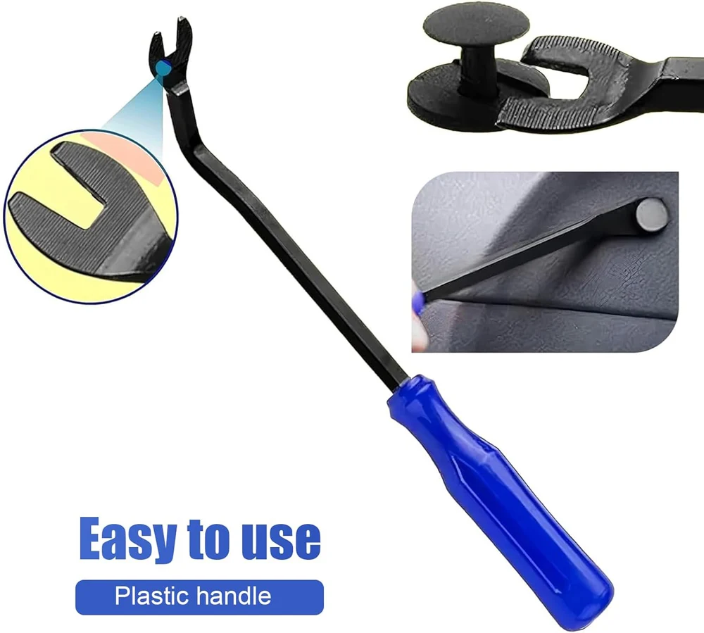 8PCS Auto Trim Removal Tool Set Door Clip Panel Removal Tool Set Car Pry Tool with Fastener Remover for Car Dash Radio Audio