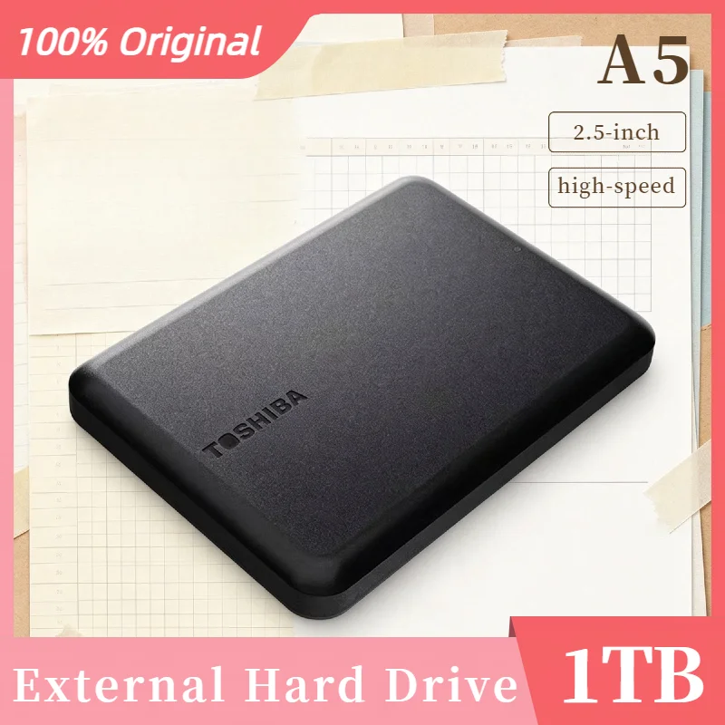 

High End OEM For Toshiba A5 Series Small Black 2.5" Portable Hard Drive High Speed USB 3.2 Gen1 1TB for MacBook Air Master