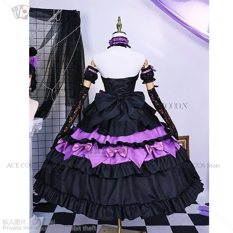 Game Identity V Cosplay Costume Bloody Queen Mary Bloodbath Lolita Long Dress Women Halloween Carnival Evening Party Kawaii Wig
