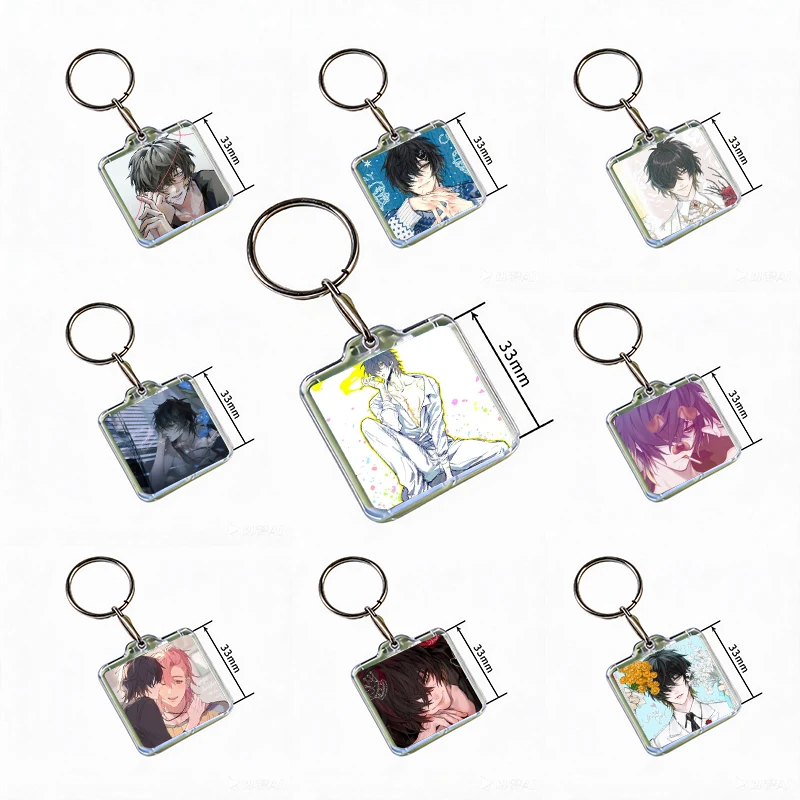 Game S-Slow Damage Acrylic Keychain Handmade Hanging Ornaments for Clothes Backpack Decoration Accessories Gifts with Friends