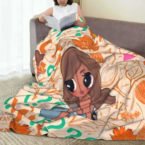 KAROL G Tropicoqueta Flannel Blanket Autumn  Warm Bedding Throws for Kids Adult Home Decor Fashion Bedspread Sofa Bed Cover