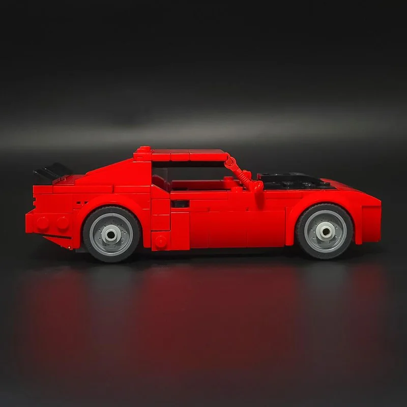 252 PCS Racing Car 76934 Plymouth Barracuda MOC Customize Modular Building Block Technology Kids Brick DIY Toy Christmas Gift