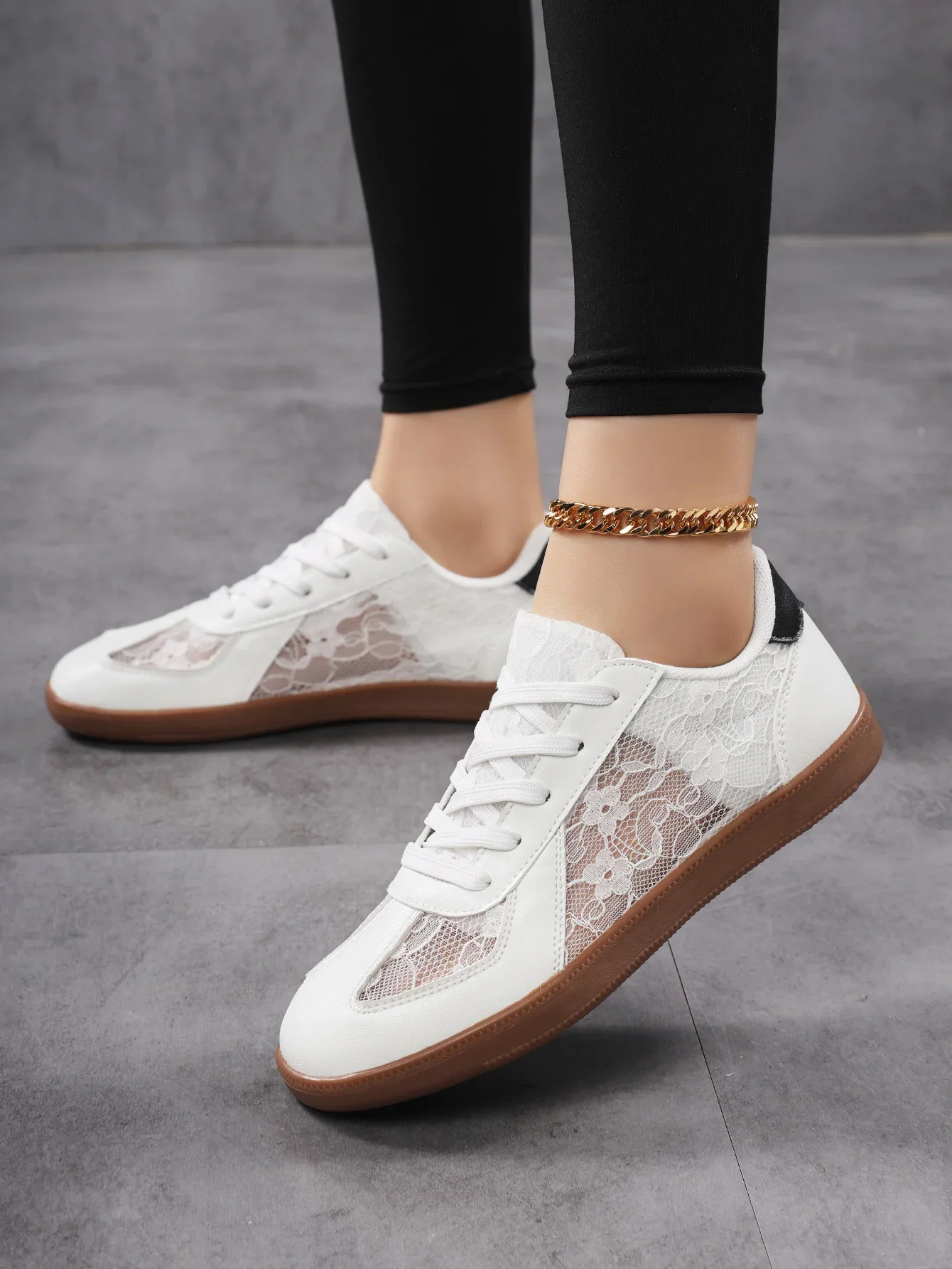

Sneakers Women Platform Flat Shoes Woman Shoes Green Casual Ladies Chunky Sneakers Women Shoes