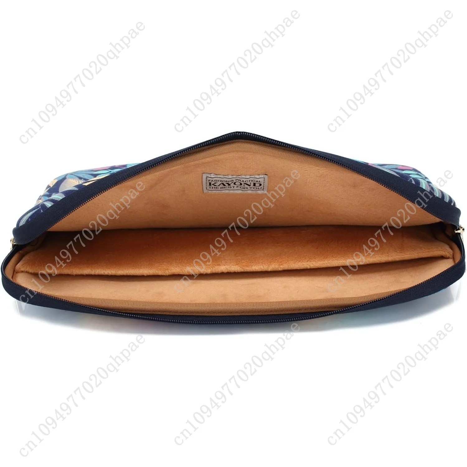 قماش مقاوم للماء لحقيبة الكمبيوتر المحمول مقاس 15-15.6 بوصة (15-15.6 بوصة، سلسلة الغابات الزرقاء)