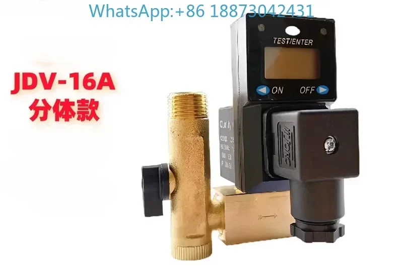 Válvula de drenaje electrónica digital JDV-A JDV-B HP40 HP80 Válvula de drenaje automática para compresor de aire