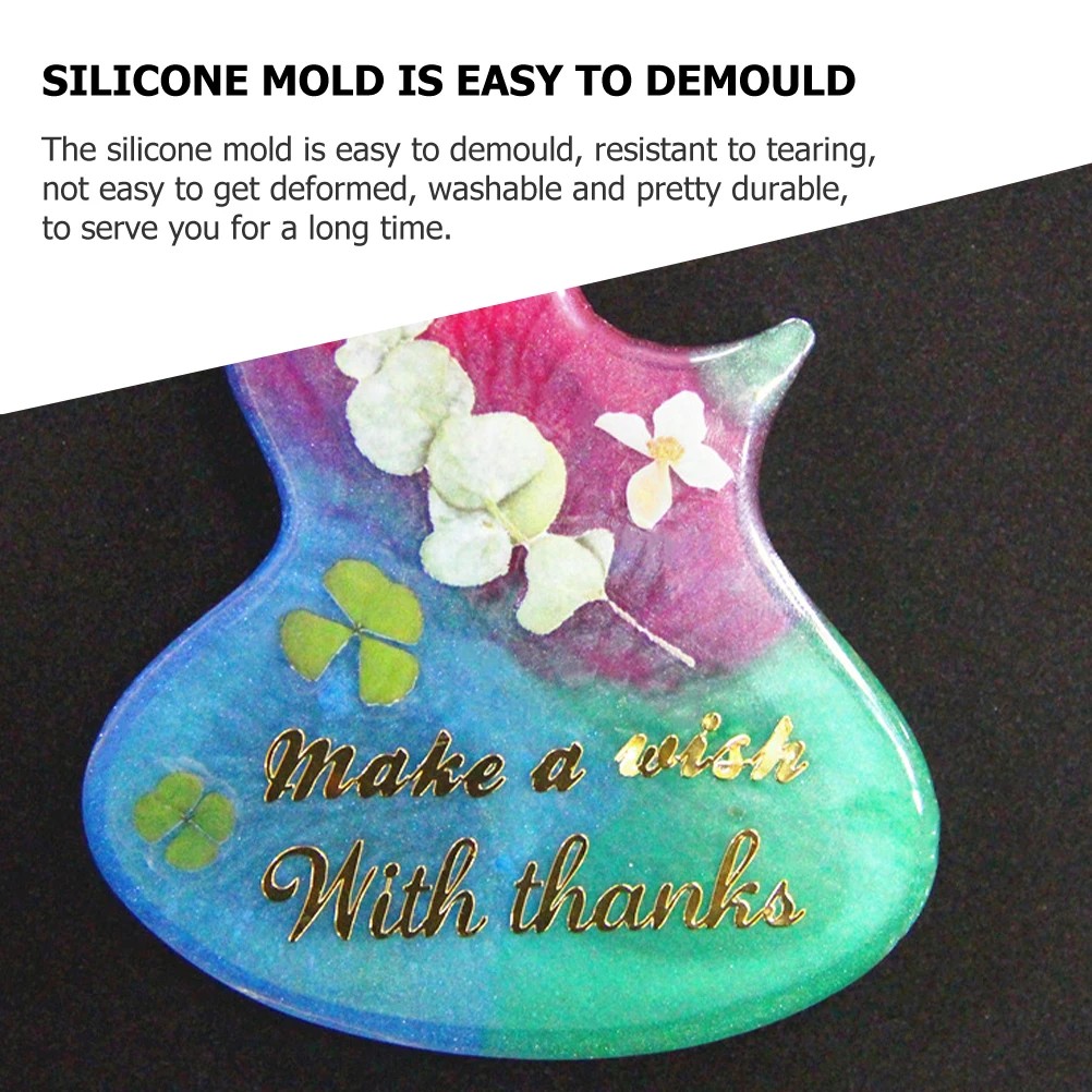 

Picks Storage Box Silicone Mold for Acoustic Electric Guitar Accessories Reusable Practical Molds Guitar Parts Attachments